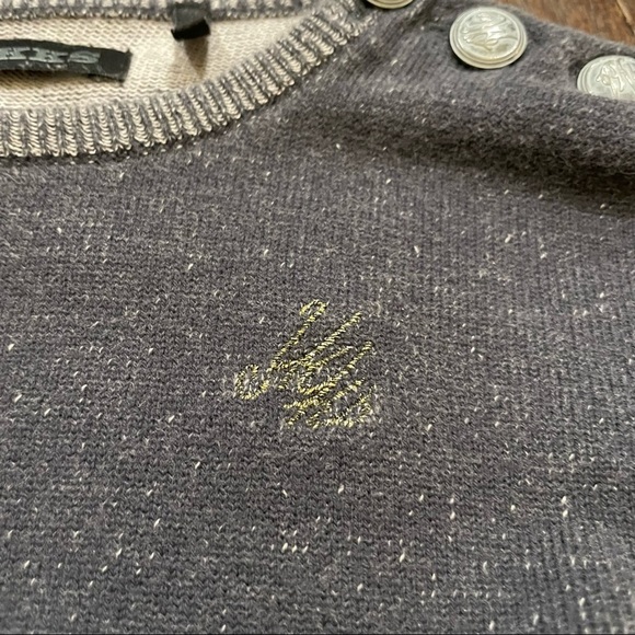 IKKS gray Cozy & Stylish Gray Knit Sweater Dress. size 4 - Picture 2 of 8